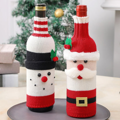 🍷Christmas Wine Bottle Creative Decoration
