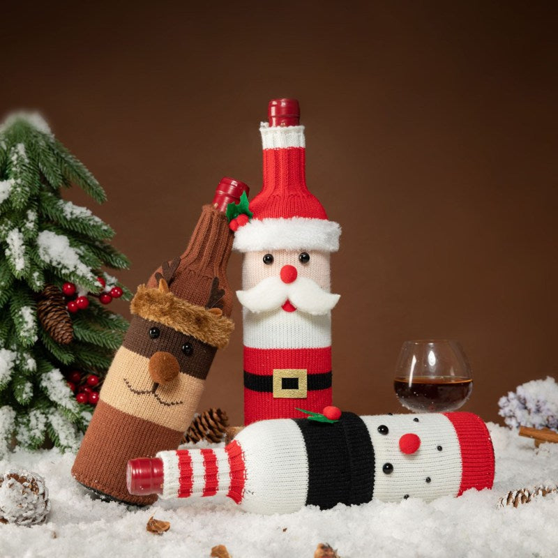🍷Christmas Wine Bottle Creative Decoration
