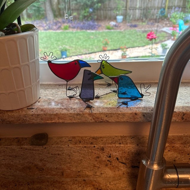🦜Colorful Baby Bird Decorations
