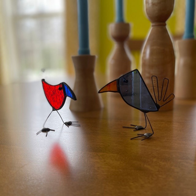 🦜Colorful Baby Bird Decorations