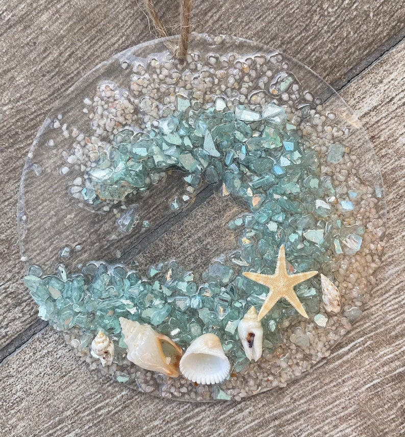 🌅Christmas Beach Ornament