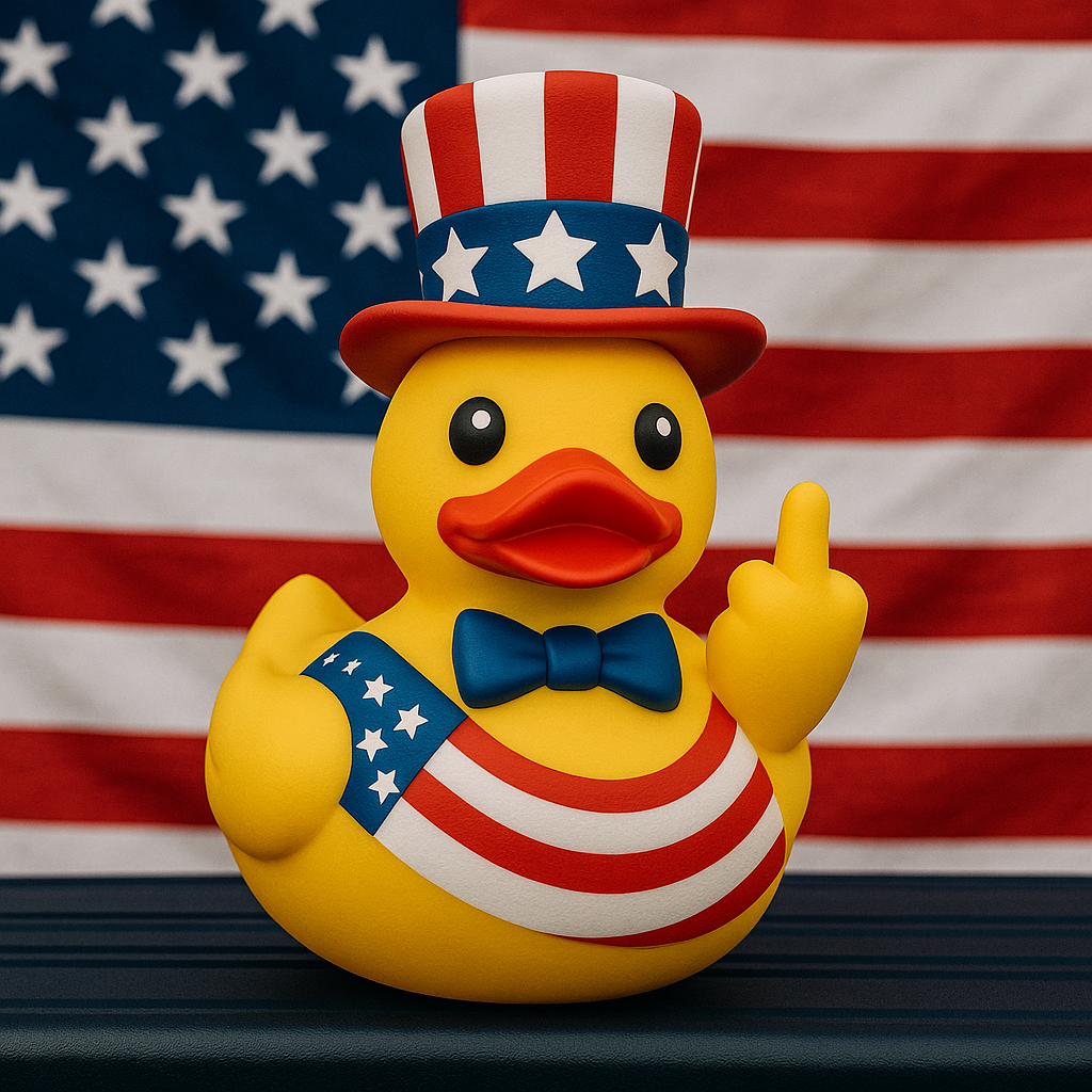 🤣Middle Finger Jeep Duck