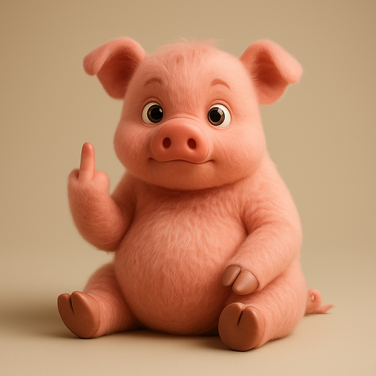 🐷🖕Cute Middle Finger Plush Pig
