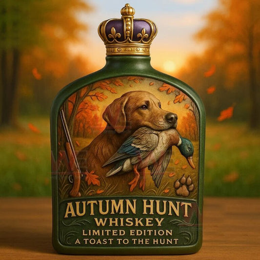 Hunting Dog Whiskey Bottle
