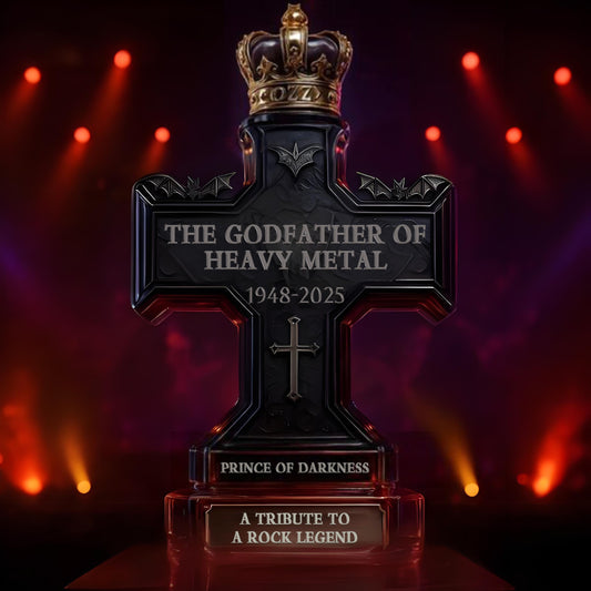 🕯️Ozzy Osbourne Final Tour Memorial Whiskey Bottle