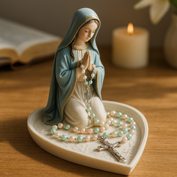 Madonna Prayer Jewelry Tray