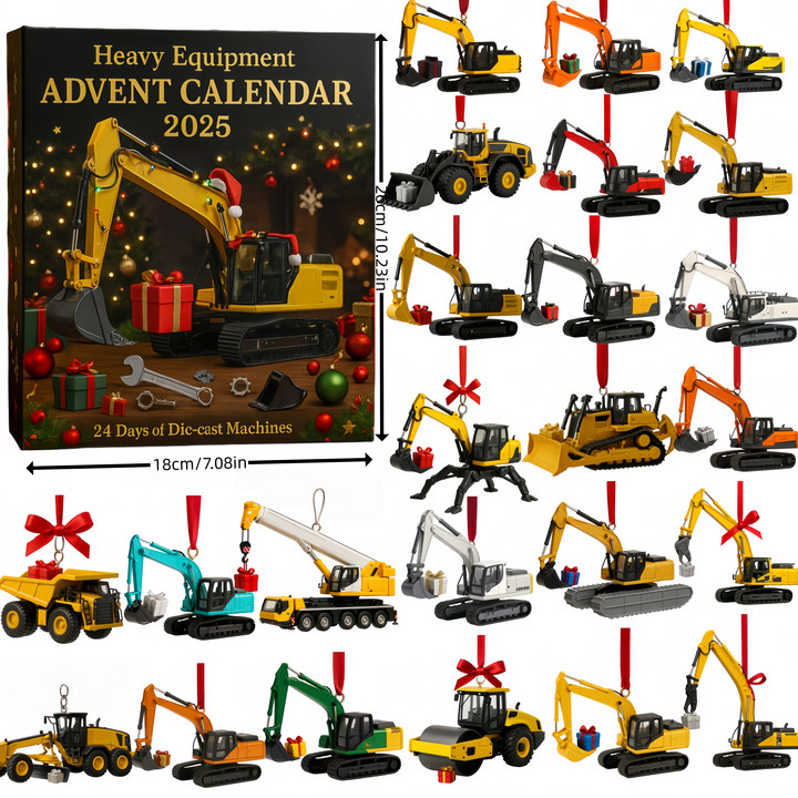 Heavy Equipment Advent Calendar 2025 🚜🎄
