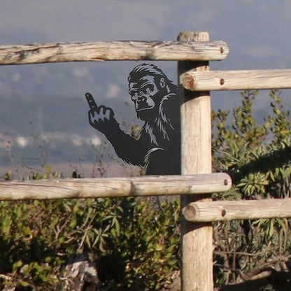 🤣Hilarious Bigfoot Middle-Finger Metal Yard Decor