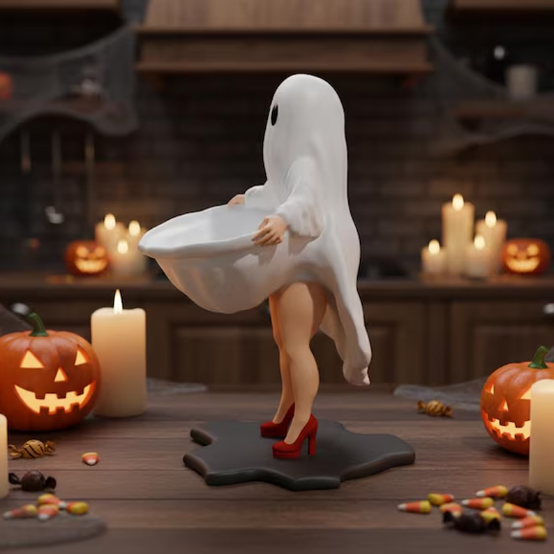 Halloween Ghost Candy Dish