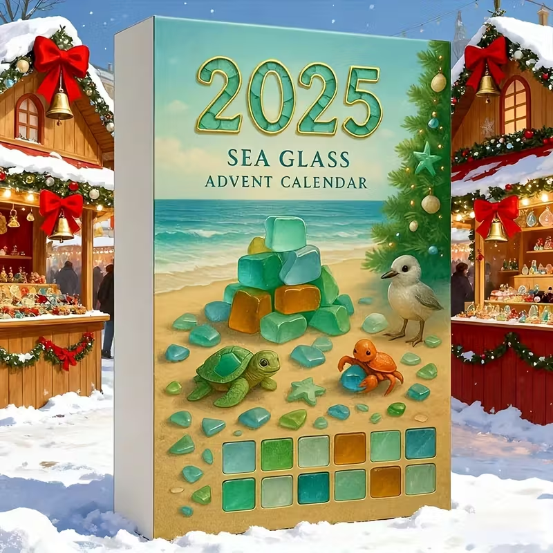 Sea Glass Christmas Tree Advent Calendar
