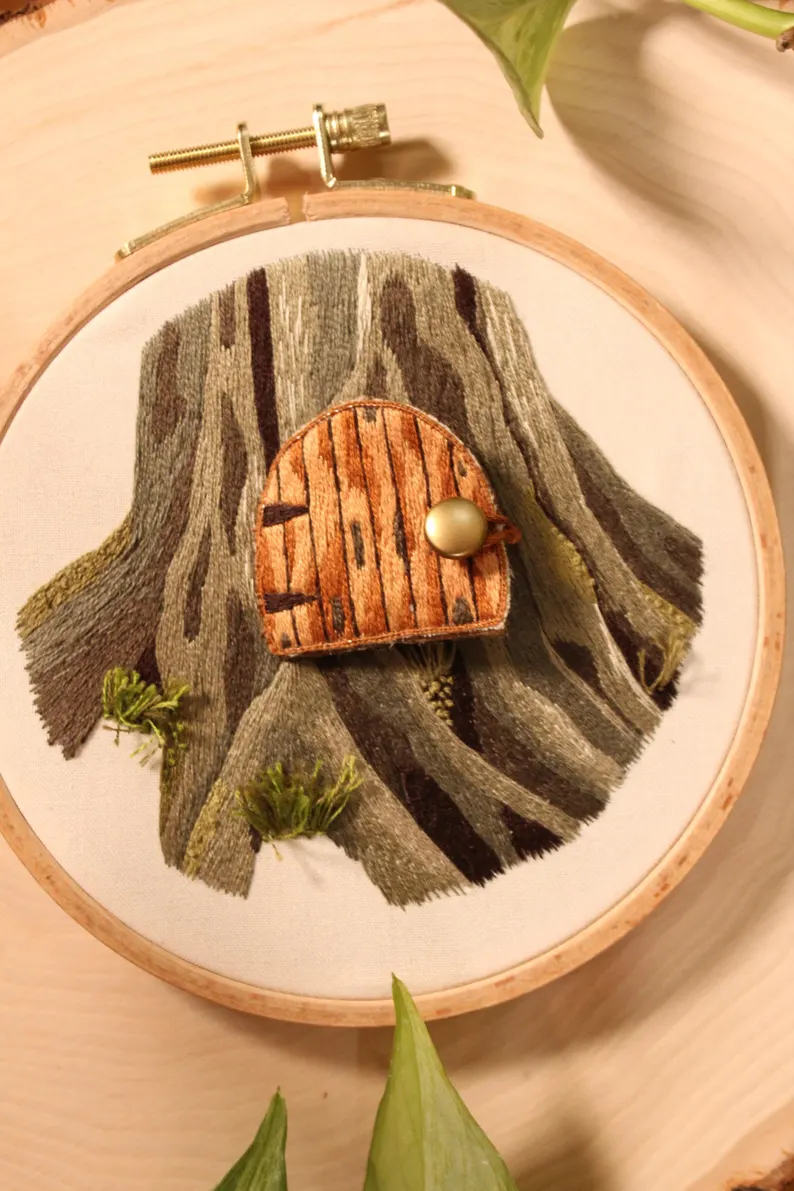 DIY 3D Magic Fairy Door Embroidery Kit