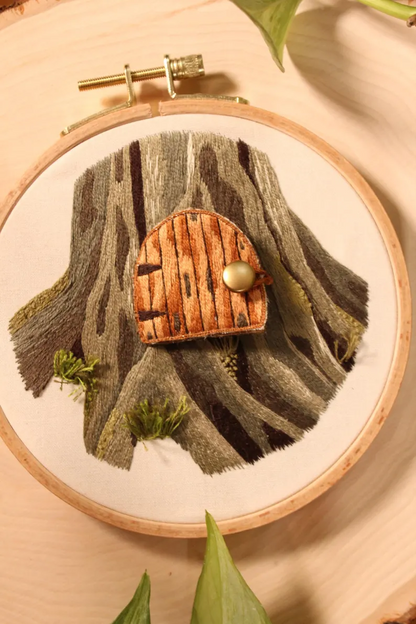 DIY 3D Magic Fairy Door Embroidery Kit