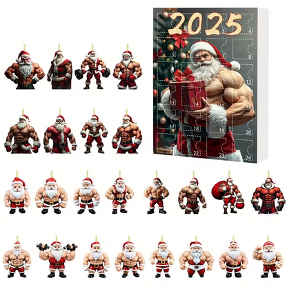 24 Days of Christmas Muscle Santa