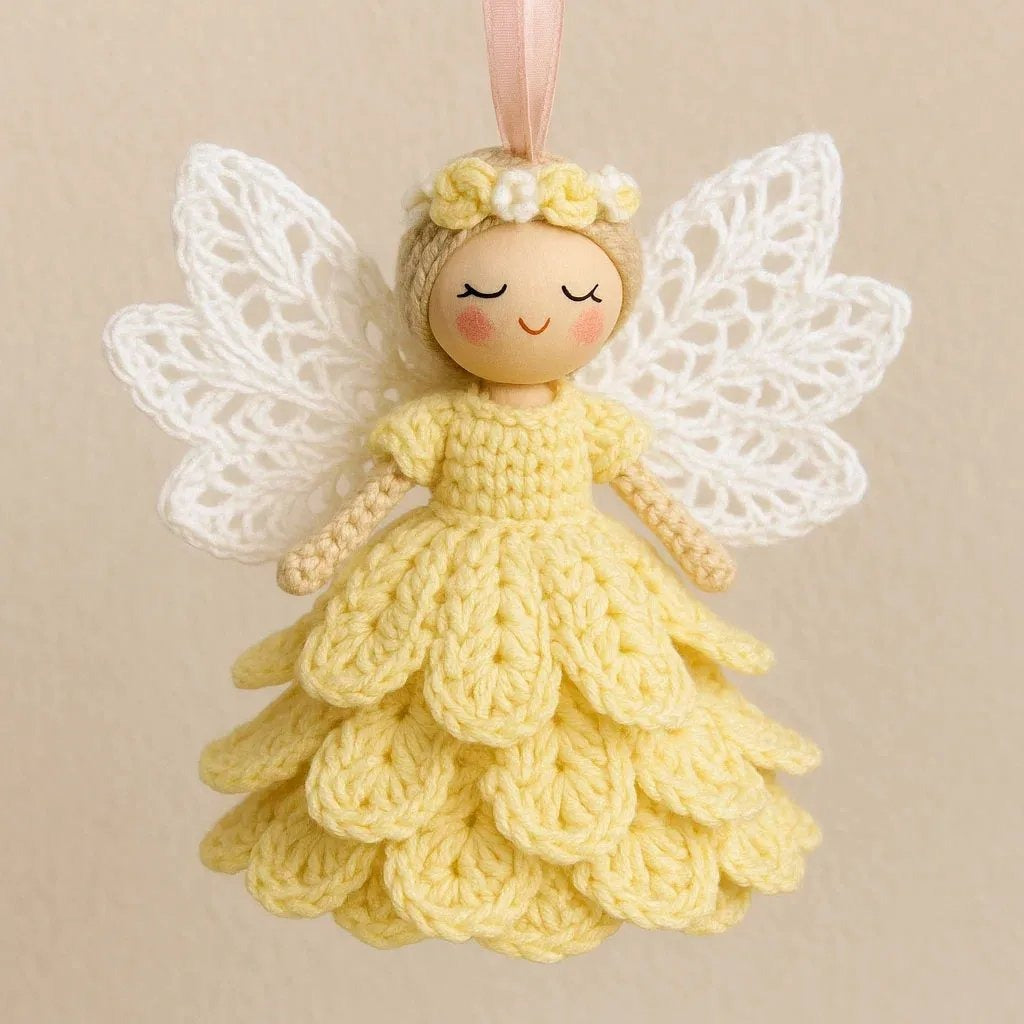 👼DIY Crochet Angel Ornament Kit 🧶| Perfect for Christmas 🎄 & Holiday Decor