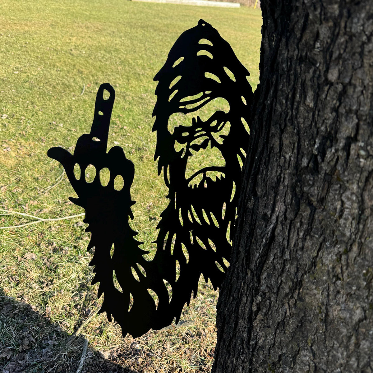 🤣Hilarious Bigfoot Middle-Finger Metal Yard Decor