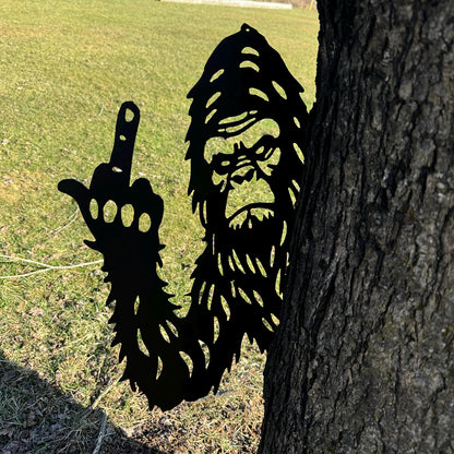 🤣Hilarious Bigfoot Middle-Finger Metal Yard Decor