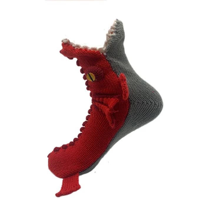 🎅Hot Sale- 3D Knit Crocodile Socks