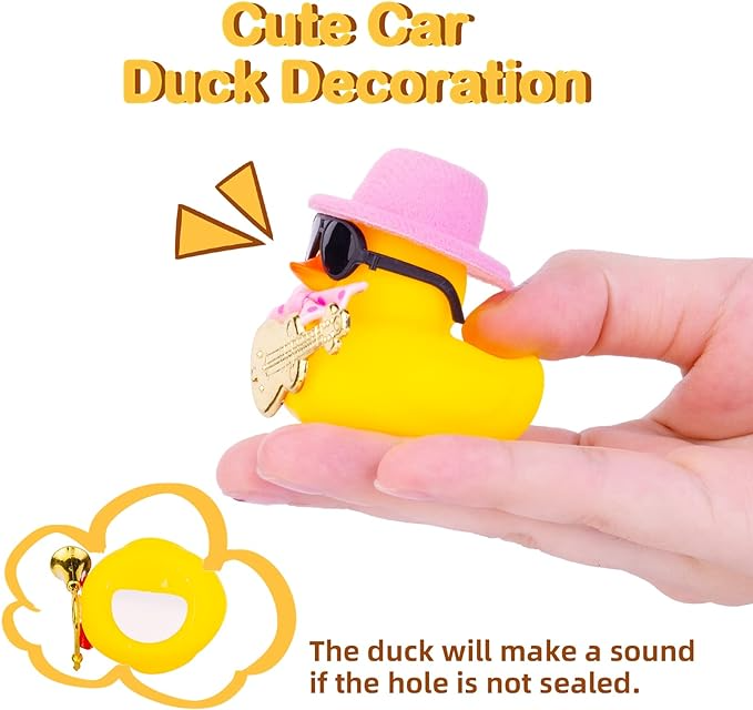 🐤FUN RUBBER DUCK DASHBOARD DECORATION
