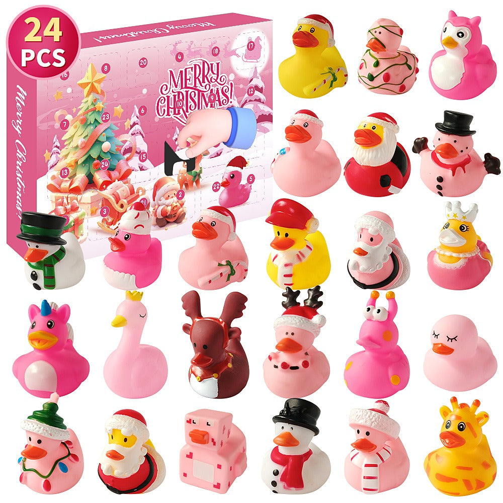 💥CHRISTMAS SALE💥24 Pcs Countdown Christmas Rubber Ducks Advent Calendar