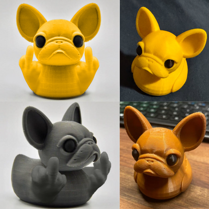 🤣Middle Finger French Bulldog Duck
