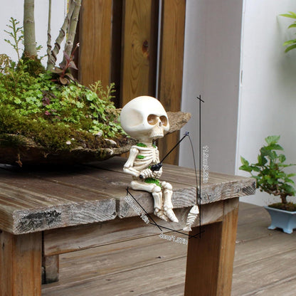 💀Halloween Fishing Skeleton Garden Accessory(4.5")