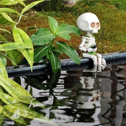 💀Halloween Fishing Skeleton Garden Accessory(4.5")