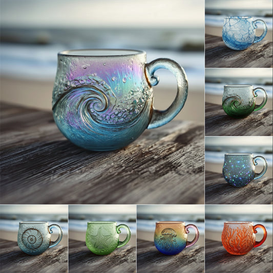 Ocean - Themed Glass Mugs