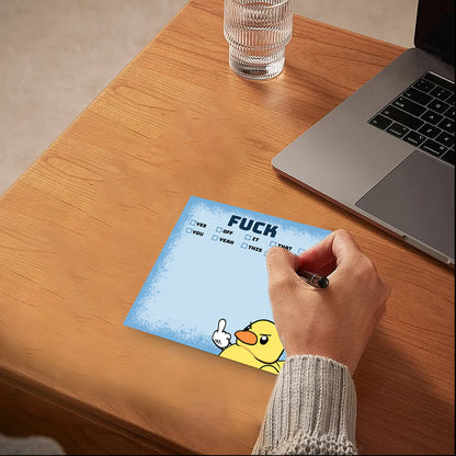 🤣Funny Middle Finger Duck Sticky Notes💥