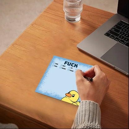 🥰Best Christmas Gift - 🤣Funny Sassy Duck Sticky Notes🎁