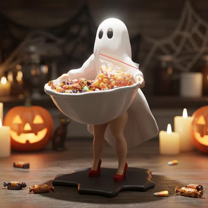 Halloween Ghost Candy Dish