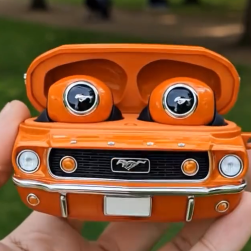 Car earphone case