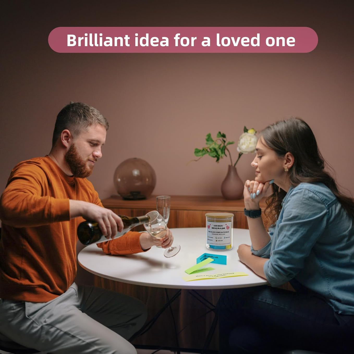 🎁100 Unique Date Ideas in a Jar💕
