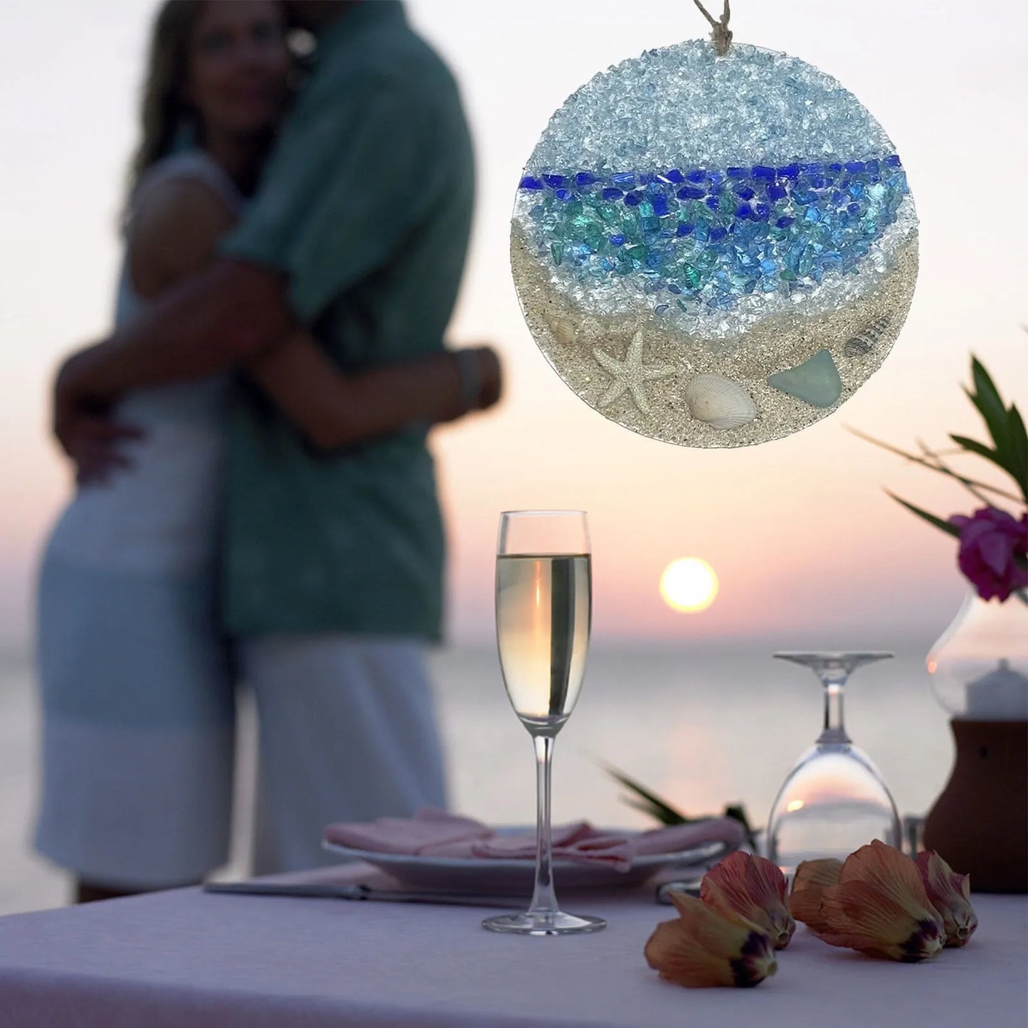 🌅Christmas Beach Ornament