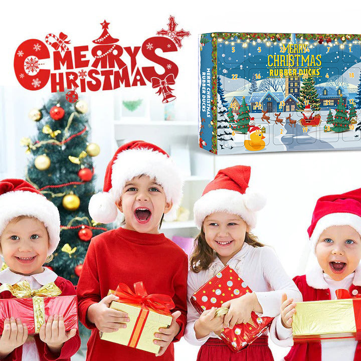 💥CHRISTMAS SALE💥24 Pcs Countdown Christmas Rubber Ducks Advent Calendar