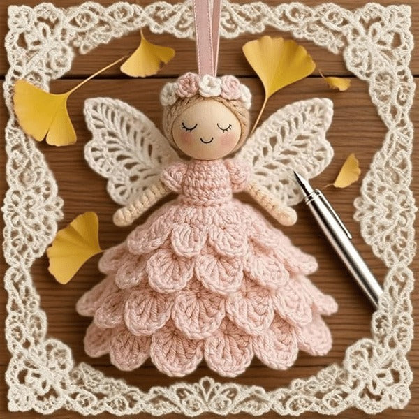 👼DIY Crochet Angel Ornament Kit 🧶| Perfect for Christmas 🎄 & Holiday Decor