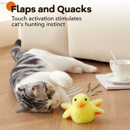 🐱Summer Hot Sale-48% Off 🔥 Cat Toys Rechargeable Flapping Duck🐱