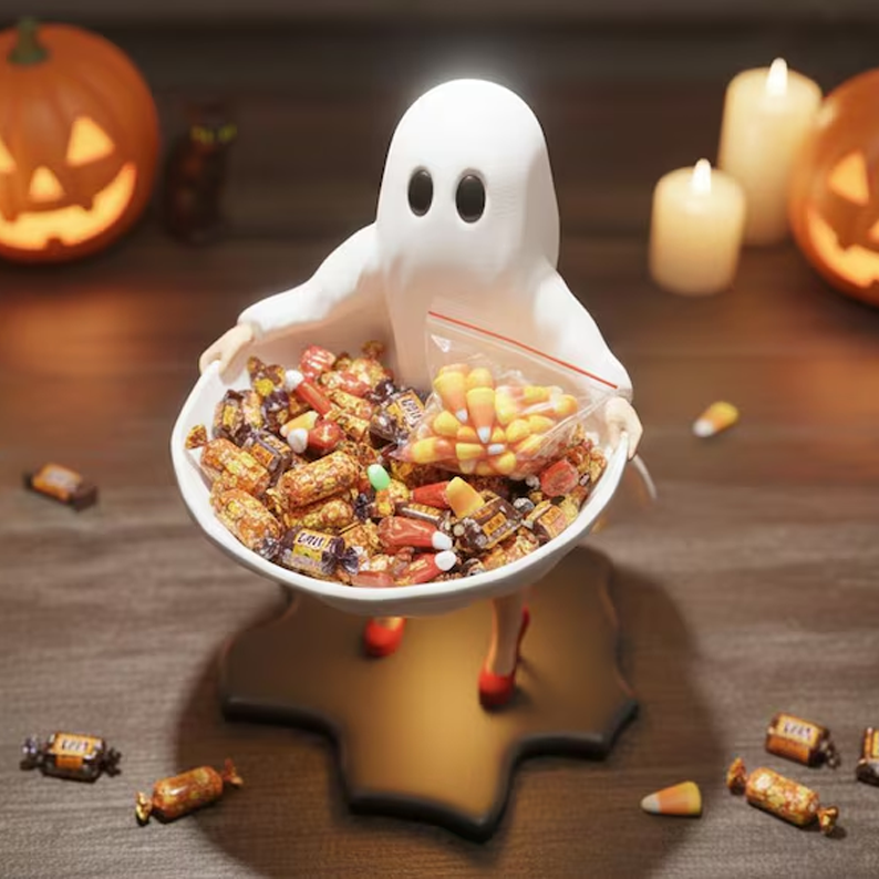 Halloween Ghost Candy Dish