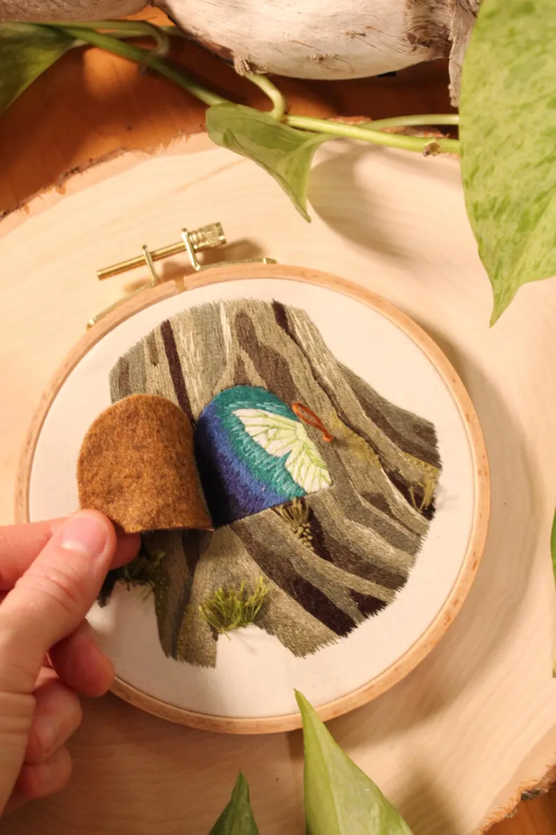 DIY 3D Magic Fairy Door Embroidery Kit