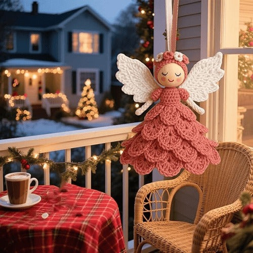 👼DIY Crochet Angel Ornament Kit 🧶| Perfect for Christmas 🎄 & Holiday Decor