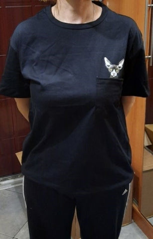 😾🖕Pocket Middle Finger Cat T-Shirt（Buy 2 Free Shipping）