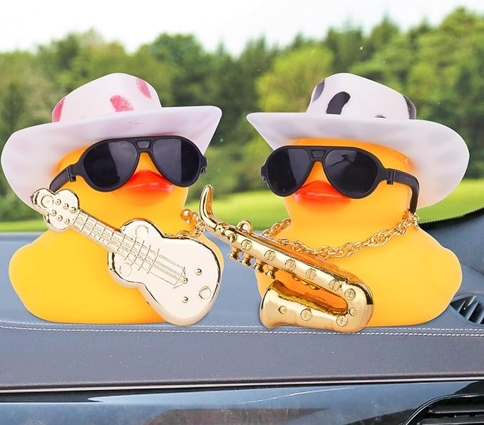 🐤FUN RUBBER DUCK DASHBOARD DECORATION
