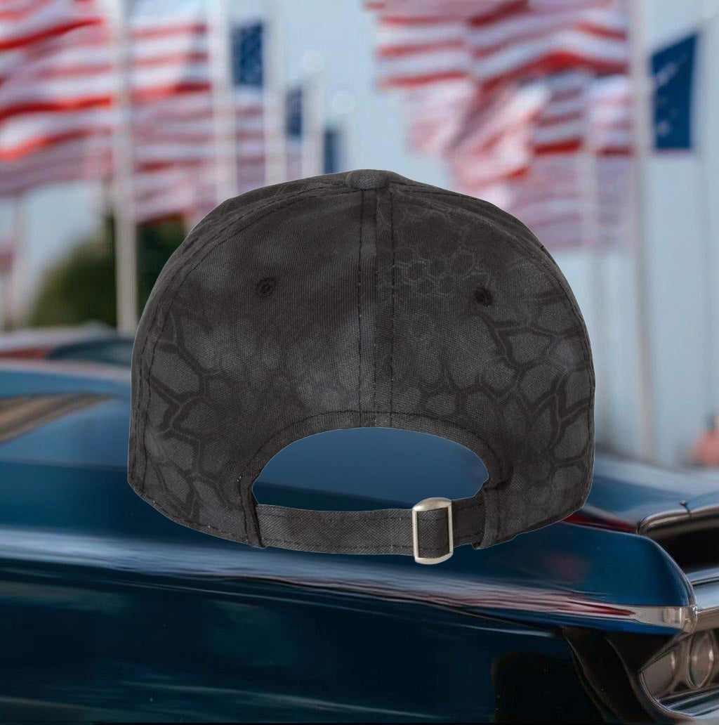 Jesus Cross with 3 Nails & Thorns Embroidered Adjustable Hat