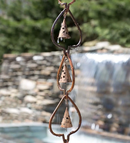 🔥NEW ARRIVAL🔥Rain Chain Metal Garden Art Gift for Mom🦋