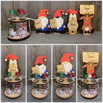 🥂Best Shot At A Merry Christmas Bottle Holder🎅