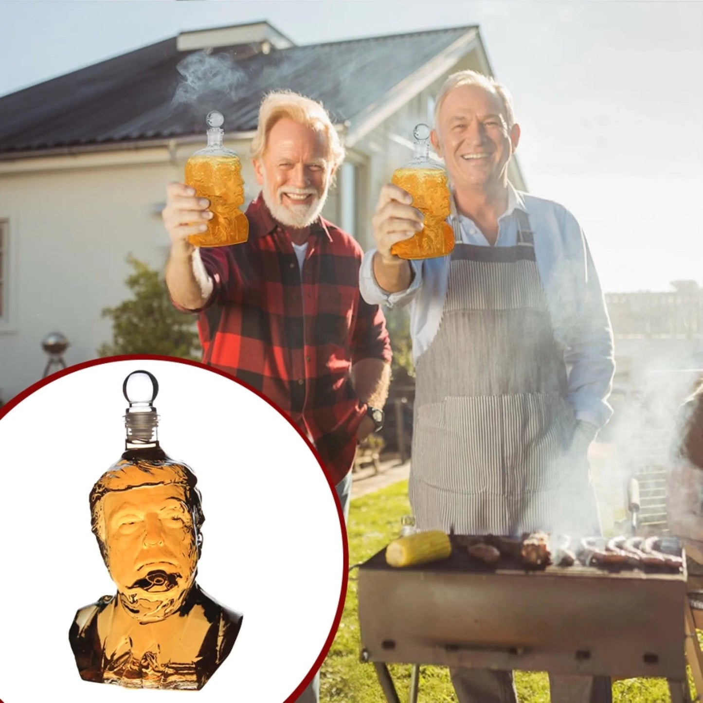 45 47 Republican States - Funny Trump Whiskey Bottles