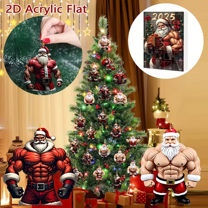 24 Days of Christmas Muscle Santa