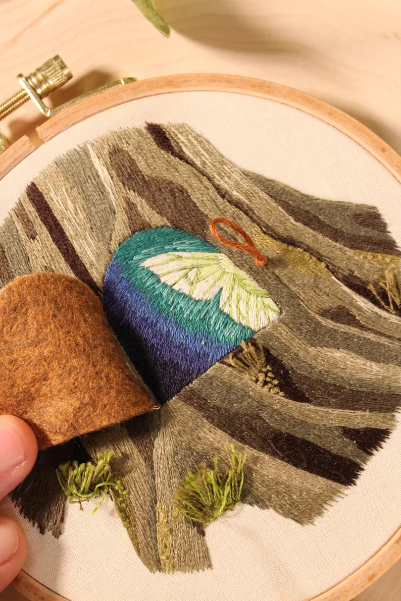 DIY 3D Magic Fairy Door Embroidery Kit