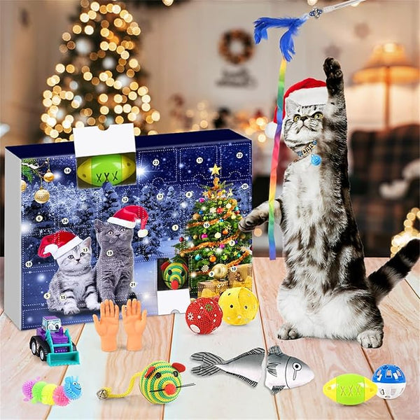 🐱2024 Christmas Countdown Cat Toys Advent Calendar🐈