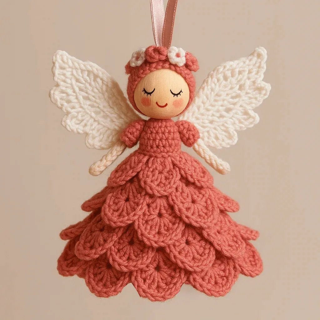 👼DIY Crochet Angel Ornament Kit 🧶| Perfect for Christmas 🎄 & Holiday Decor