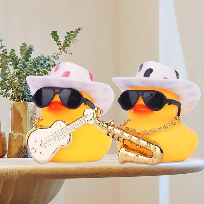 🐤FUN RUBBER DUCK DASHBOARD DECORATION